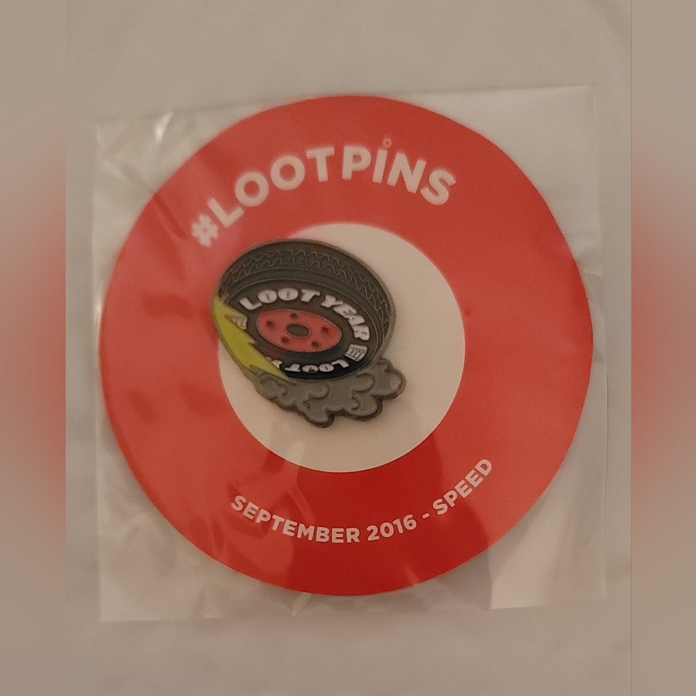 Loot Crate never opened September 2016- Speed pin